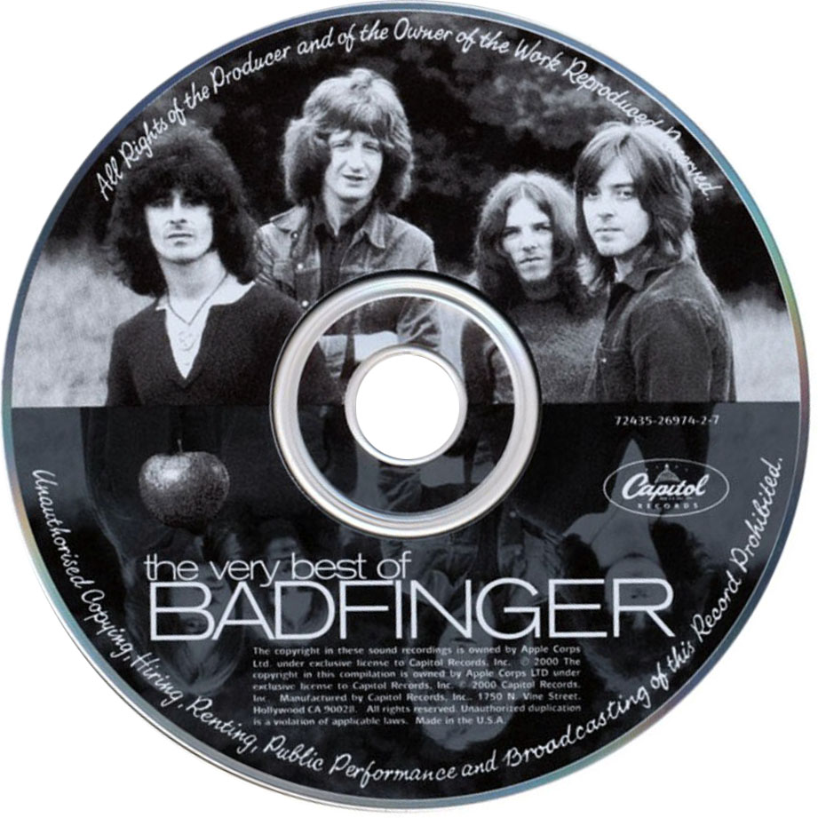 Cartula Cd de Badfinger - The Very Best Of Badfinger