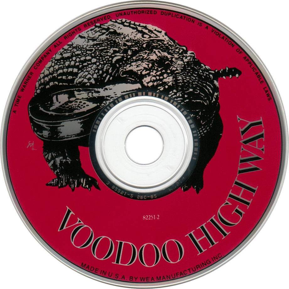 Cartula Cd de Badlands - Voodoo Highway