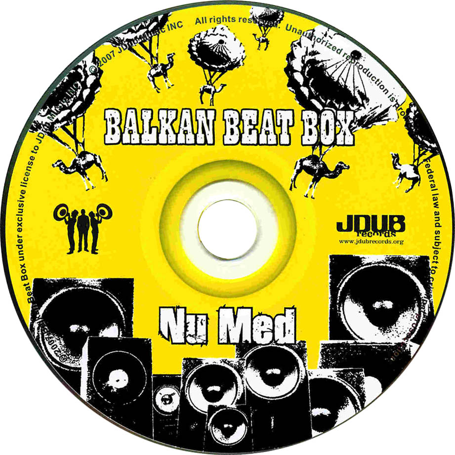 Cartula Cd de Balkan Beat Box - Nu Med