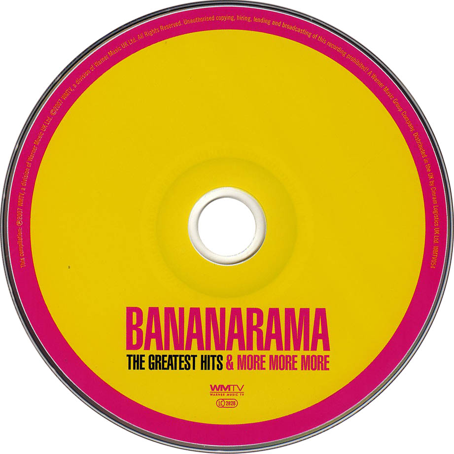 Cartula Cd de Bananarama - The Greatest Hits & More More More