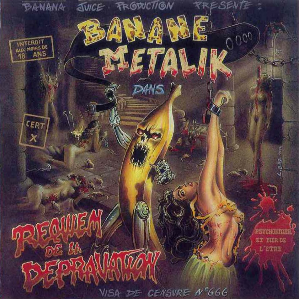 Cartula Frontal de Banane Metalik - Requiem De La Depravation