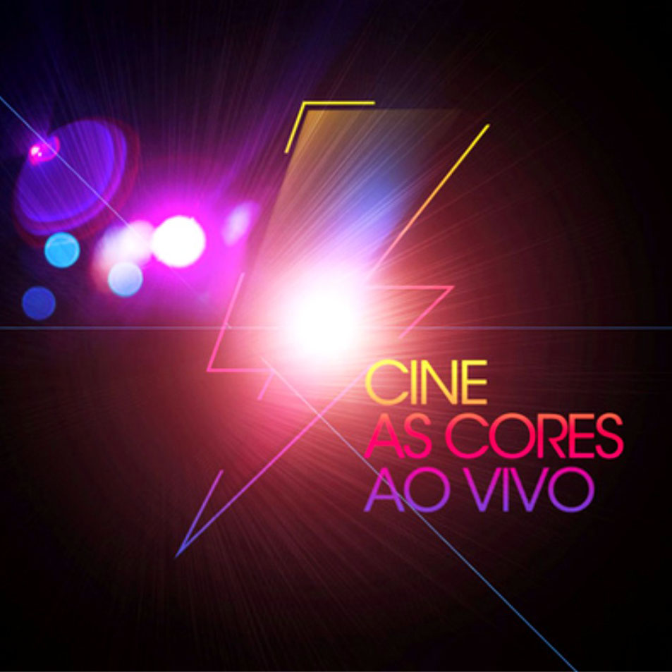 Cartula Frontal de Banda Cine - As Cores Ao Vivo