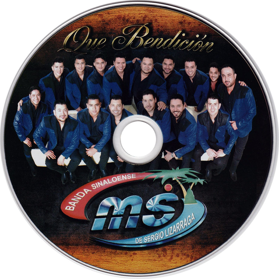 Cartula Cd de Banda Sinaloense Ms De Sergio Lizarraga - Que Bendicion