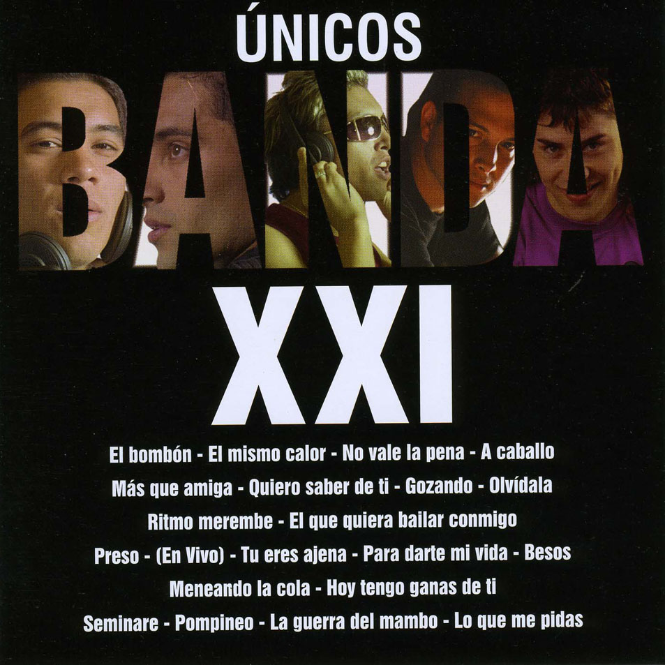 Cartula Frontal de Banda Xxi - Unicos