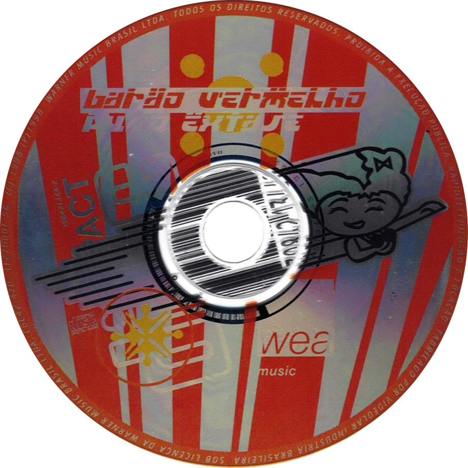 Cartula Cd de Barao Vermelho - Puro Extase