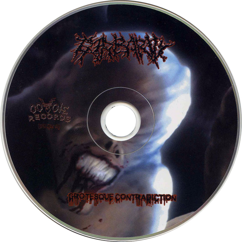 Cartula Cd1 de Barbarity - Grotesque Contradiction