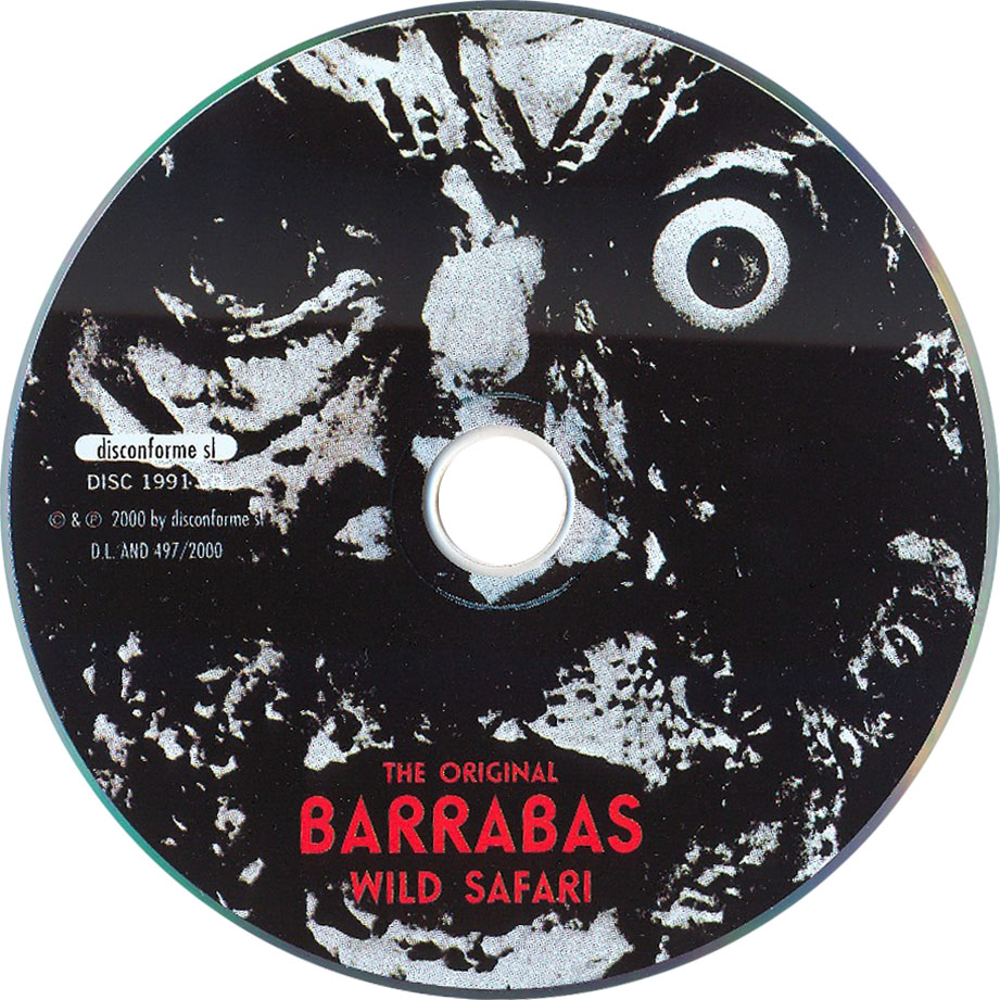 Cartula Cd de Barrabas - Wild Safari