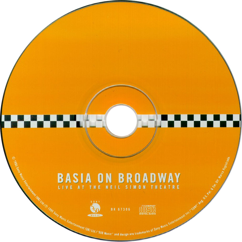 Cartula Cd de Basia - Basia On Broadway: Live At The Neil Simon Theatre