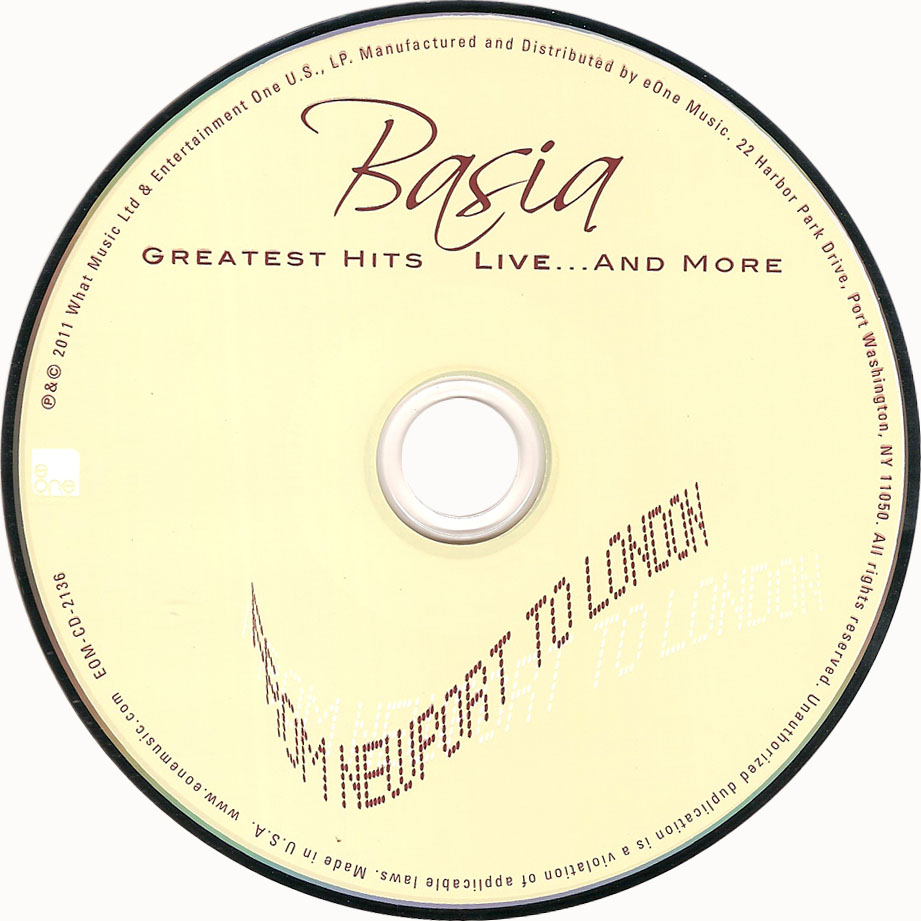 Cartula Cd de Basia - Greatest Hits