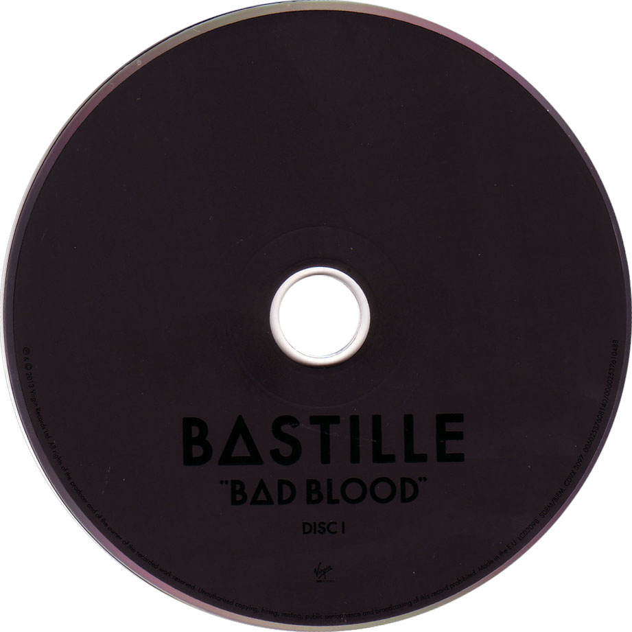 Cartula Cd1 de Bastille - All This Bad Blood