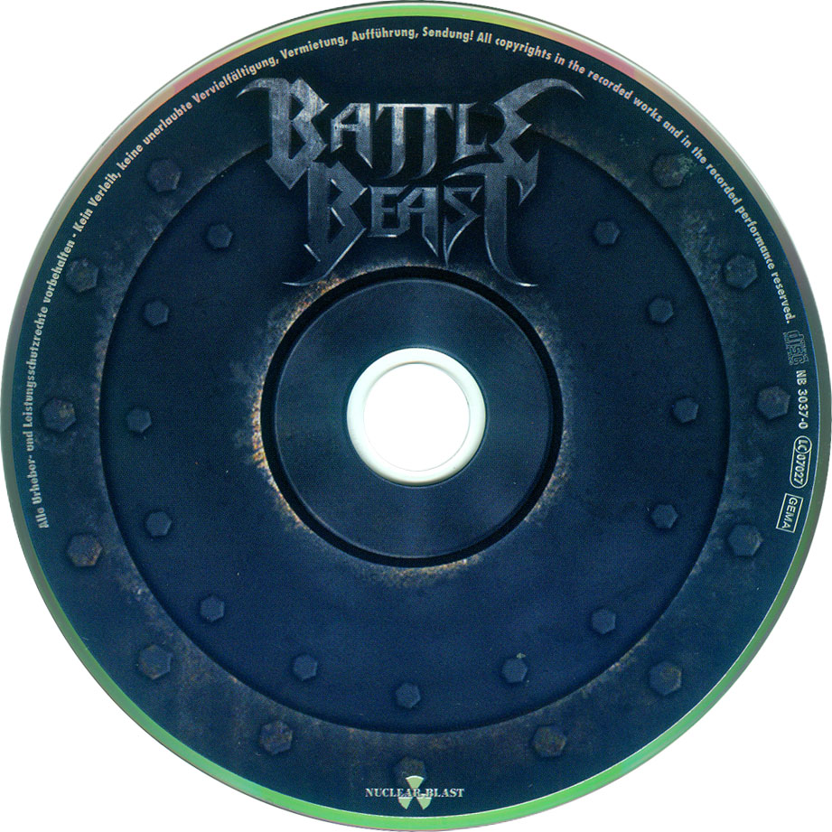 Cartula Cd de Battle Beast - Battle Beast (Deluxe Edition)