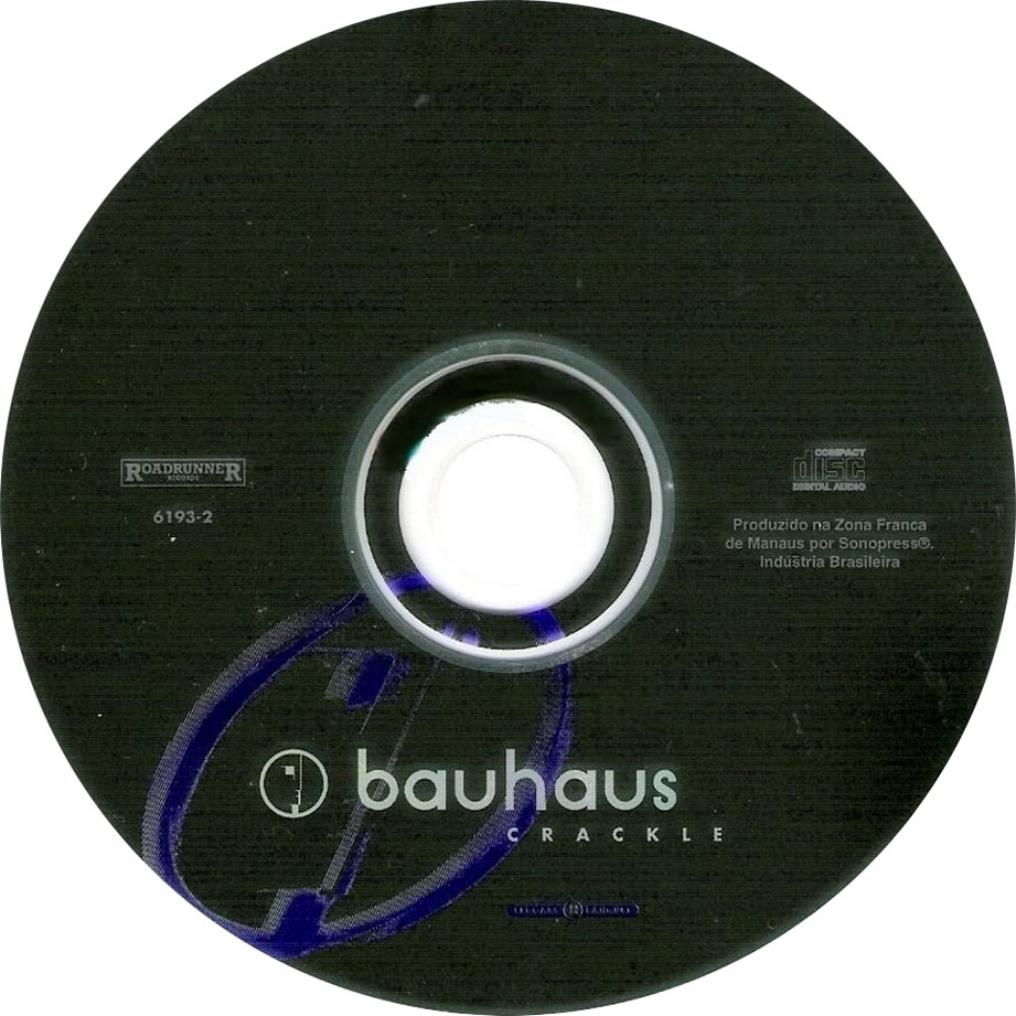 Cartula Cd de Bauhaus - Crackle