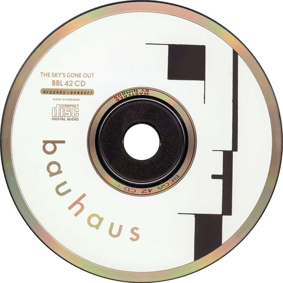 Cartula Cd de Bauhaus - The Sky's Gone Out