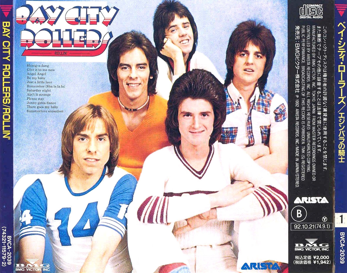 Cartula Trasera de Bay City Rollers - Rollin'