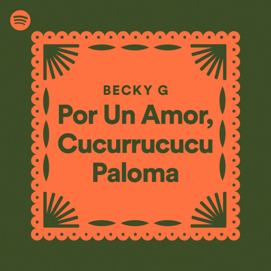 Cartula Frontal de Becky G - Por Un Amor / Cucurrucucu Paloma (Cd Single)