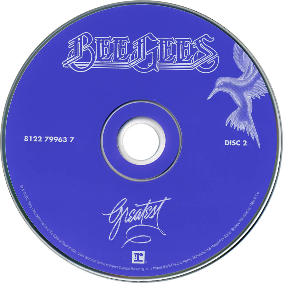 Cartula Cd2 de Bee Gees - Greatest (Special Edition)