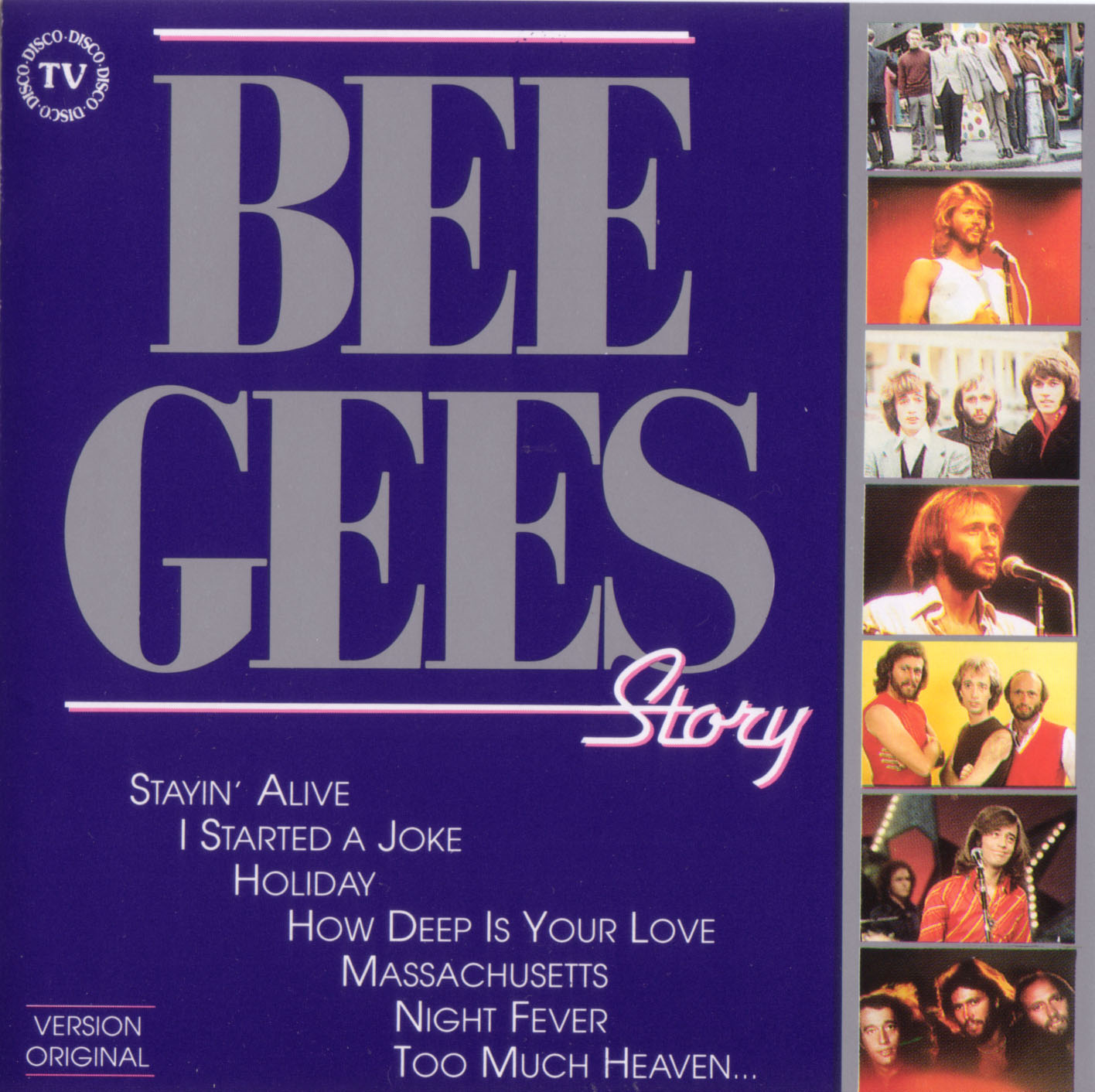 Cartula Frontal de Bee Gees - Story