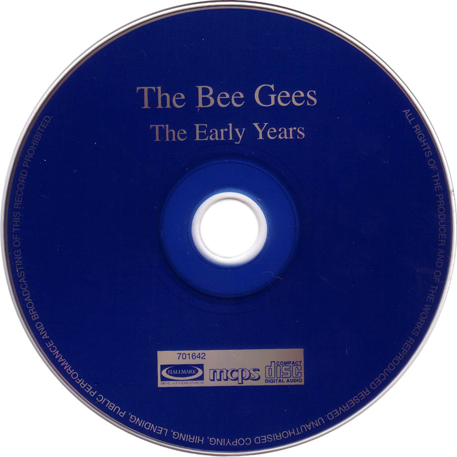 Cartula Cd de Bee Gees - The Early Years