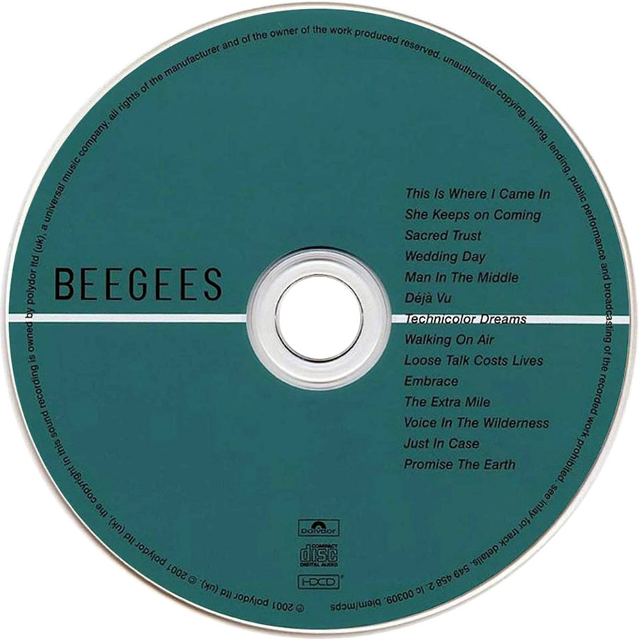 Cartula Cd de Bee Gees - This Is Where I Came In