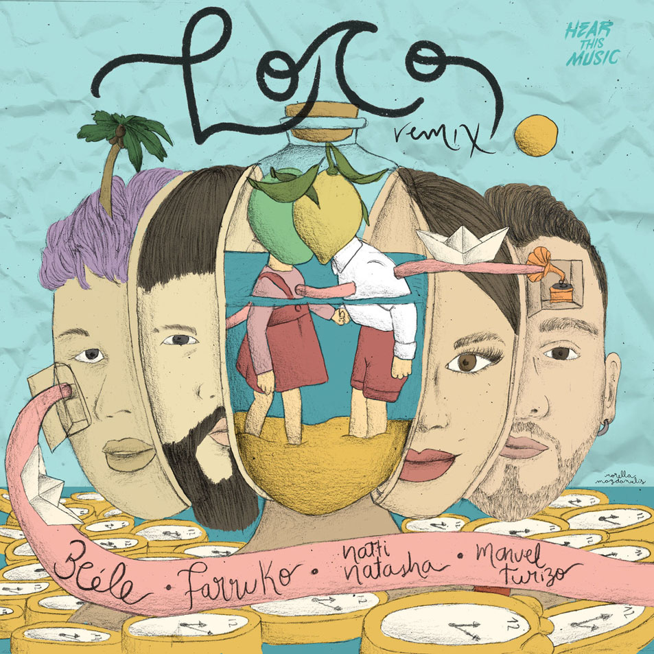 Cartula Frontal de Beele - Loco (Featuring Farruko, Natti Natasha & Manuel Turizo) (Remix) (Cd Single)