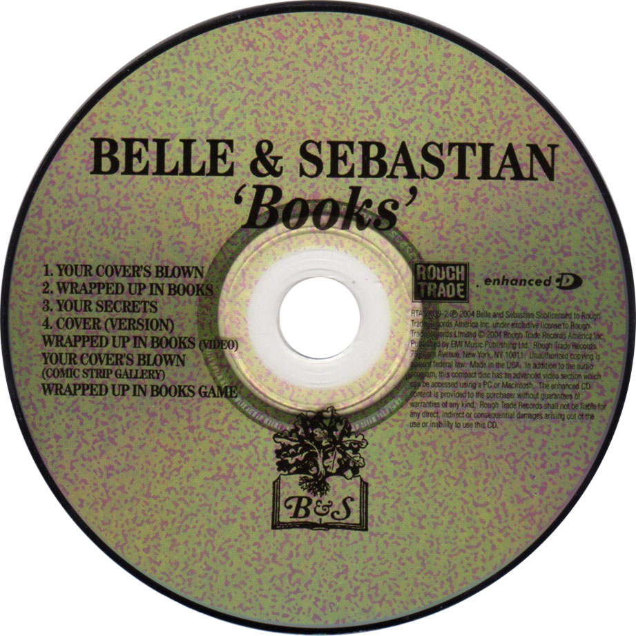 Cartula Cd de Belle And Sebastian - Books (Ep)