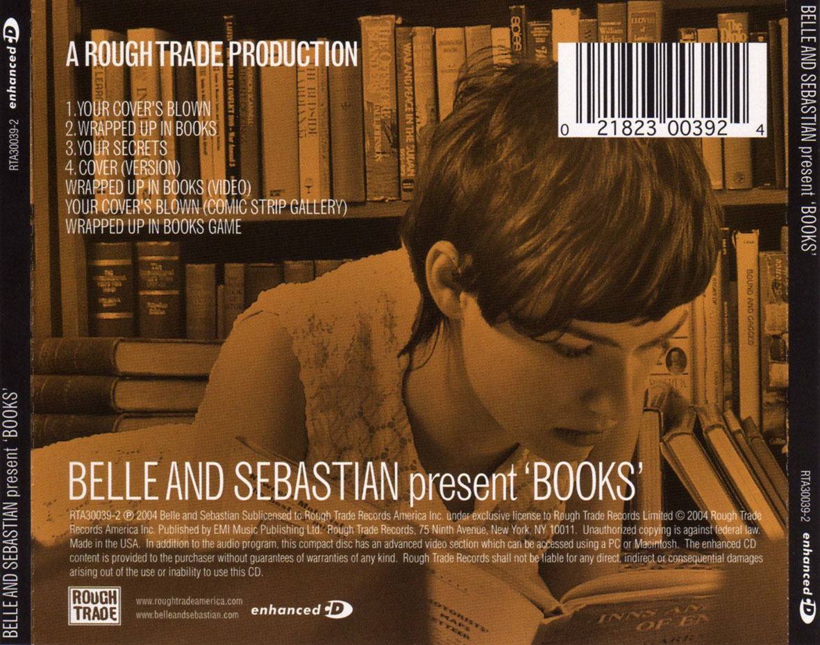 Cartula Trasera de Belle And Sebastian - Books (Ep)