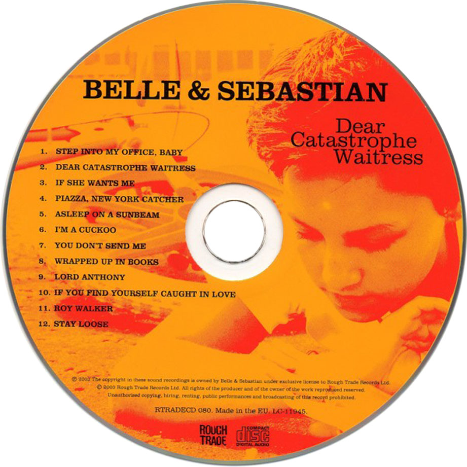 Cartula Cd de Belle And Sebastian - Dear Catastrophe Waitress