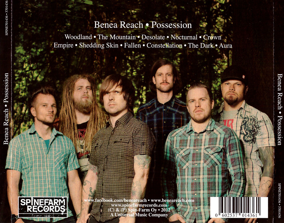Cartula Trasera de Benea Reach - Possession
