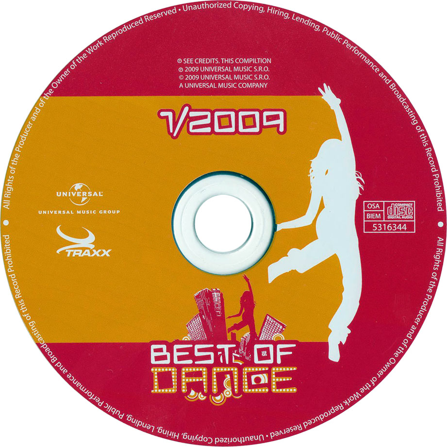 Cartula Cd de Best Of Dance 1/2009