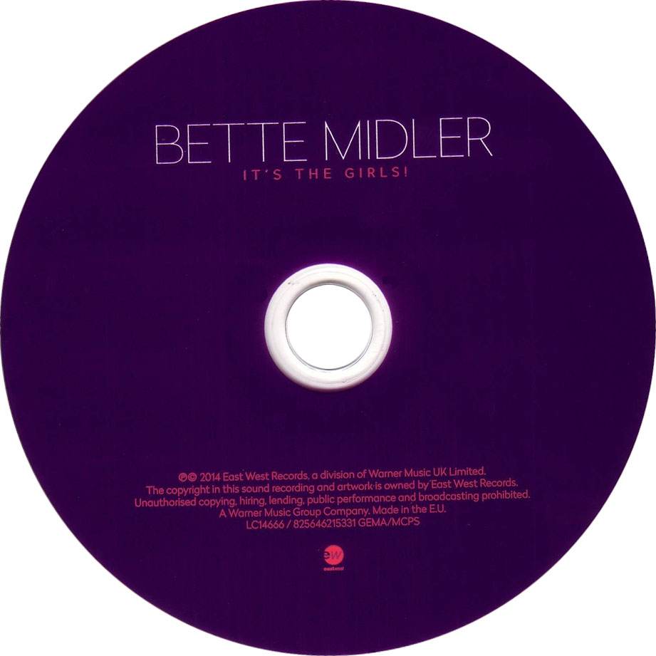 Cartula Cd de Bette Midler - It's The Girls