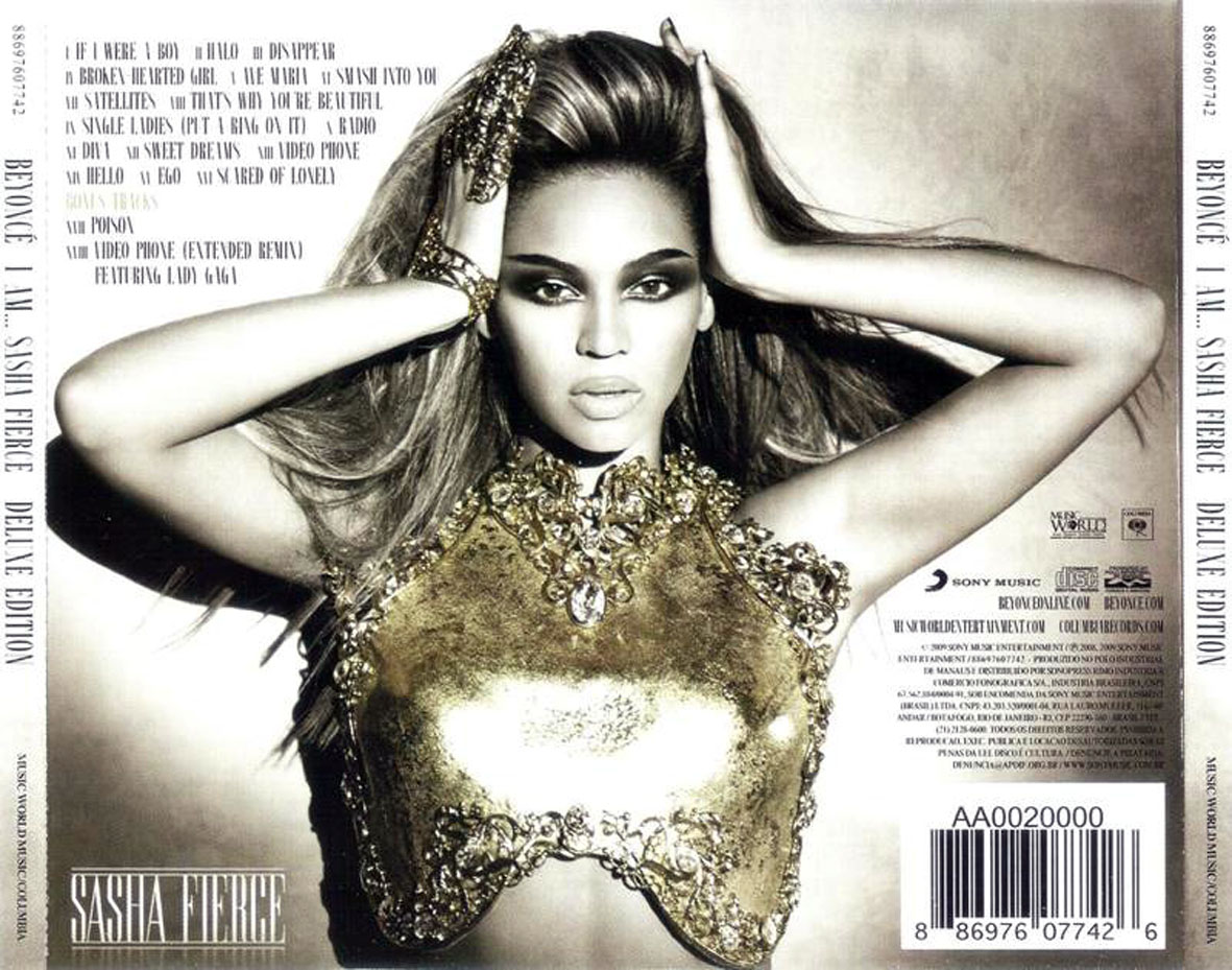 Cartula Trasera de Beyonce - I Am... Sasha Fierce (Deluxe Edition) (2009)