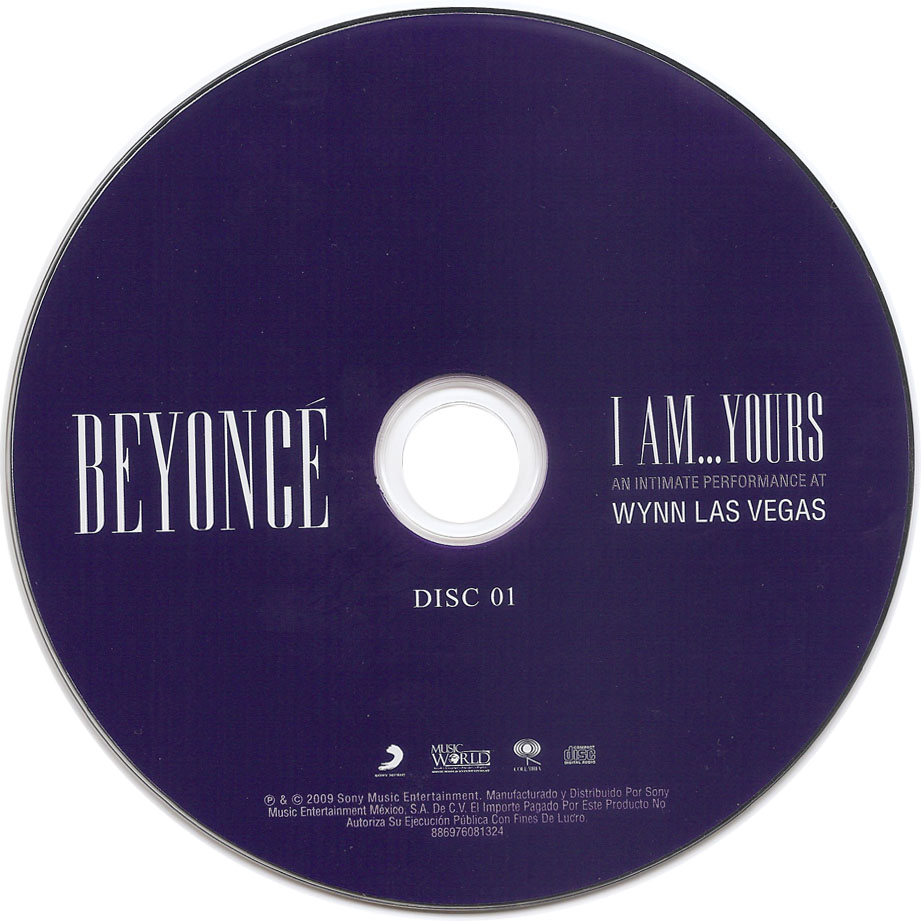 Cartula Cd1 de Beyonce - I Am... Yours: An Intimate Performance At Wynn Las Vegas
