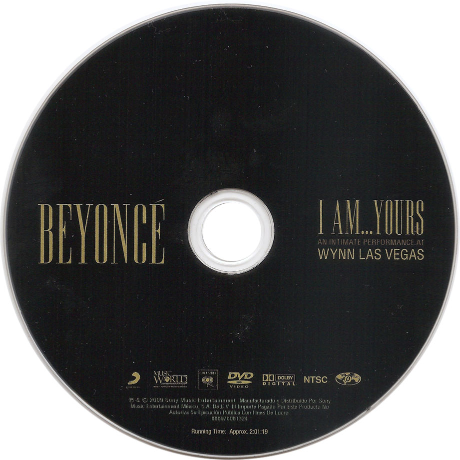 Cartula Dvd de Beyonce - I Am... Yours: An Intimate Performance At Wynn Las Vegas