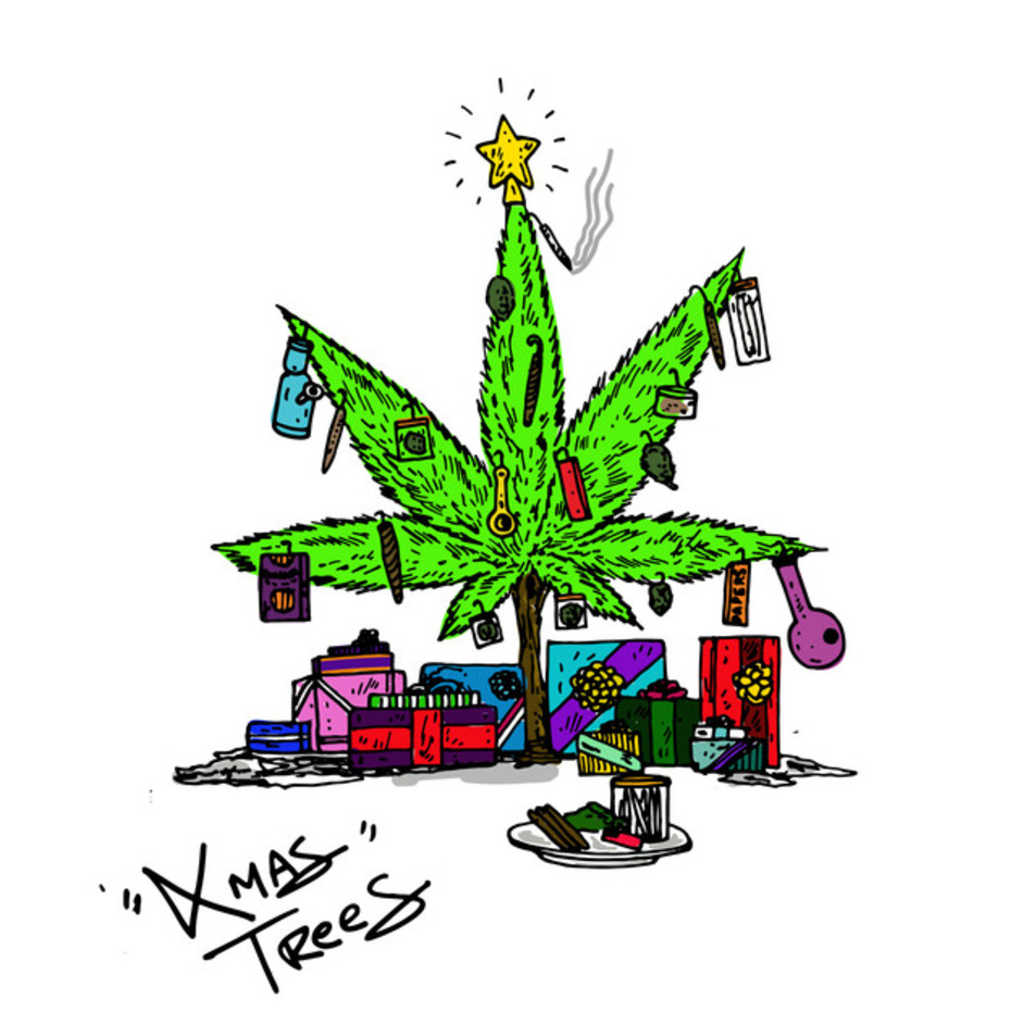 Cartula Frontal de Bibi Bourelly - Xmas Trees (Cd Single)