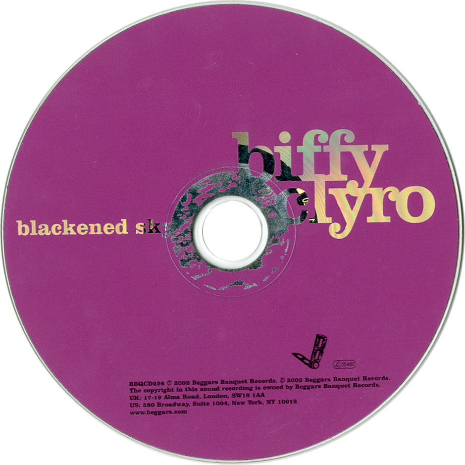 Cartula Cd de Biffy Clyro - Blackened Sky