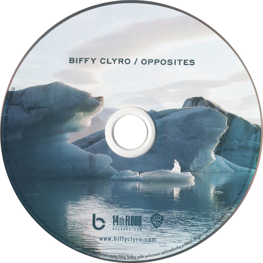 Cartula Cd de Biffy Clyro - Opposites