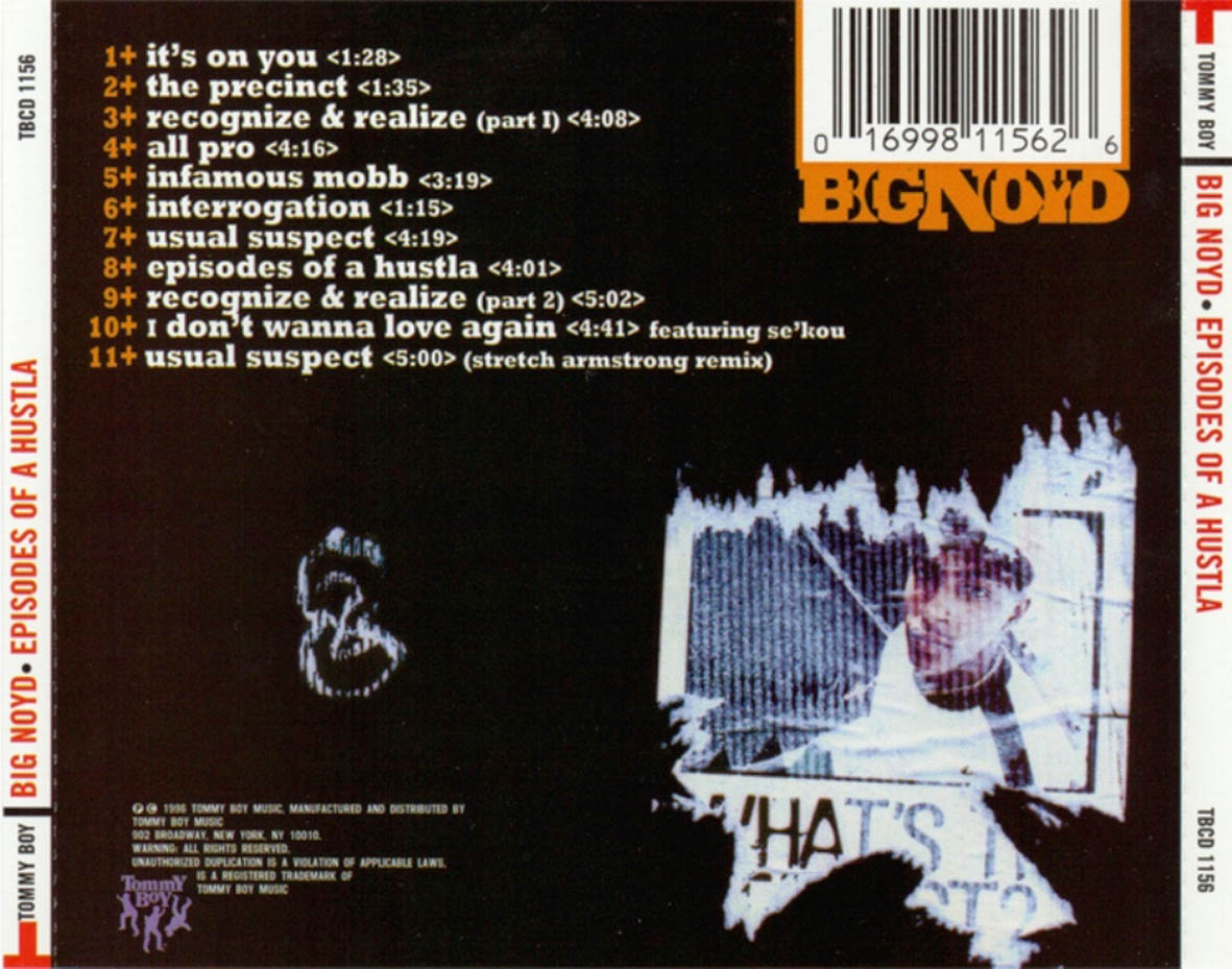 Cartula Trasera de Big Noyd - Episodes Of A Hustla