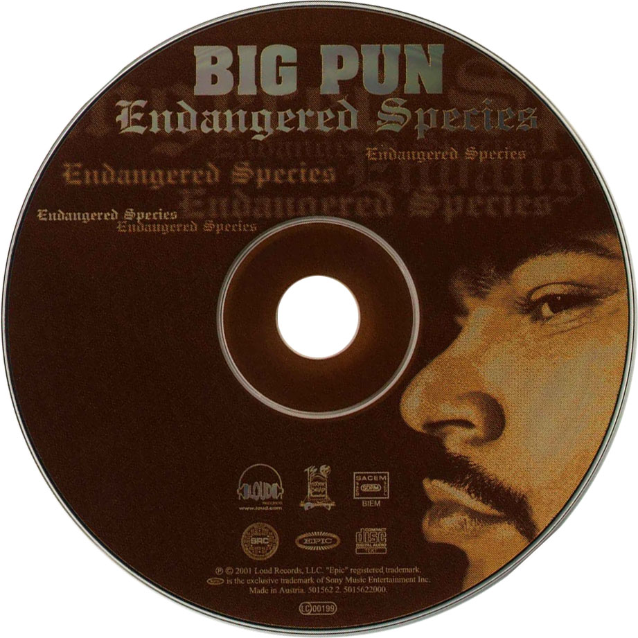 Cartula Cd de Big Pun - Endangered Species