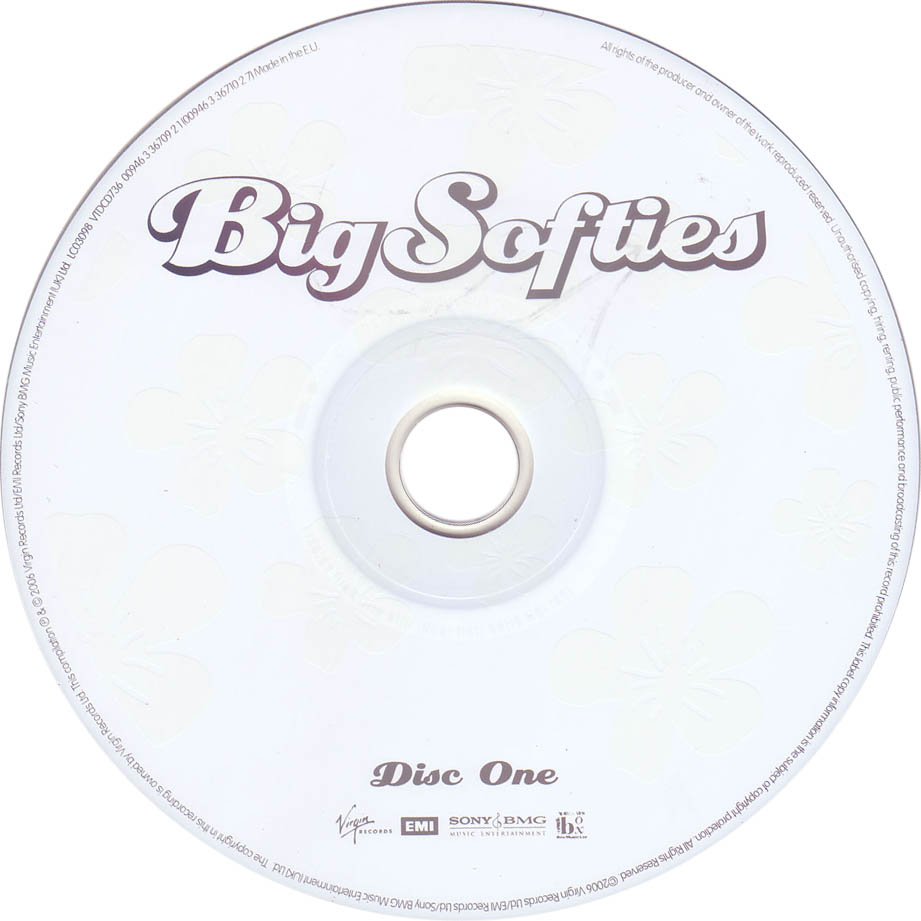 Cartula Cd1 de Big Softies