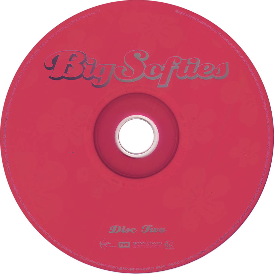 Cartula Cd2 de Big Softies