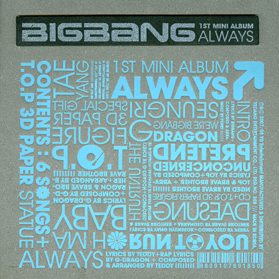 Cartula Frontal de Bigbang (Corea) - Always (Ep)