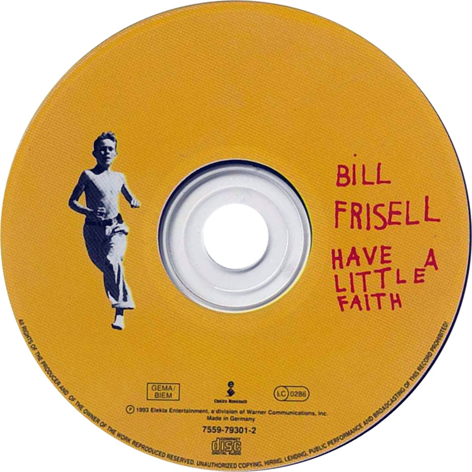 Cartula Cd de Bill Frisell - Have A Little Faith