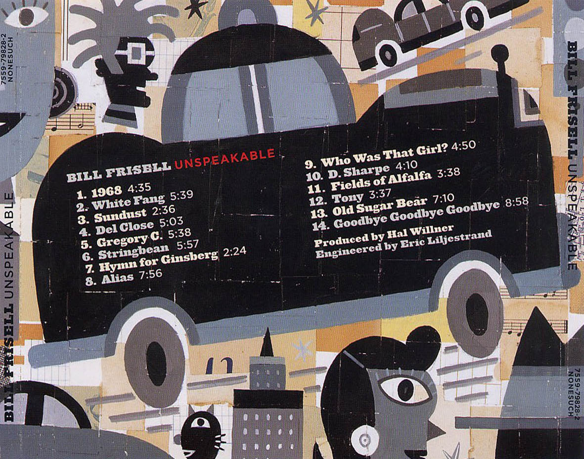 Cartula Trasera de Bill Frisell - Unspeakable