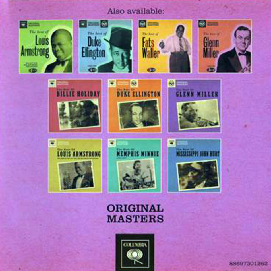 Cartula Interior Frontal de Billie Holiday - The Best Of Billie Holiday: The Master Takes And Singles