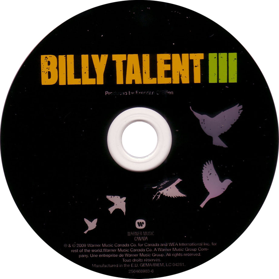 Cartula Cd de Billy Talent - Billy Talent III