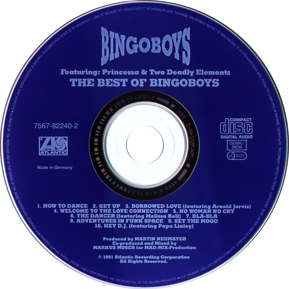Cartula Cd de Bingoboys - The Best Of Bingoboys
