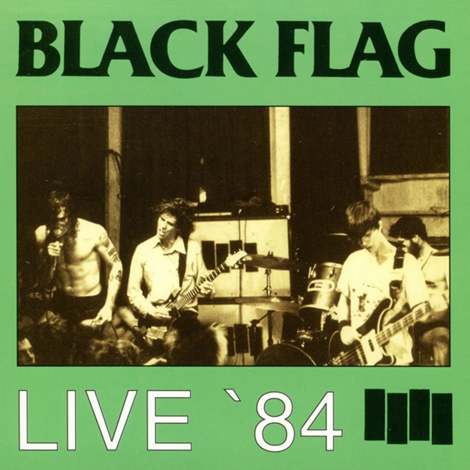 Cartula Frontal de Black Flag - Live '84