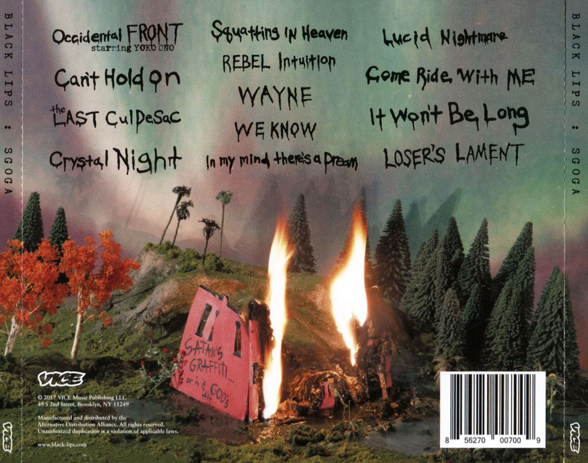 Cartula Trasera de Black Lips - Satan's Graffiti Or God's Art?