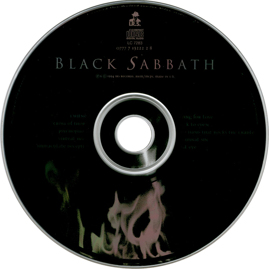 Cartula Cd de Black Sabbath - Cross Purposes