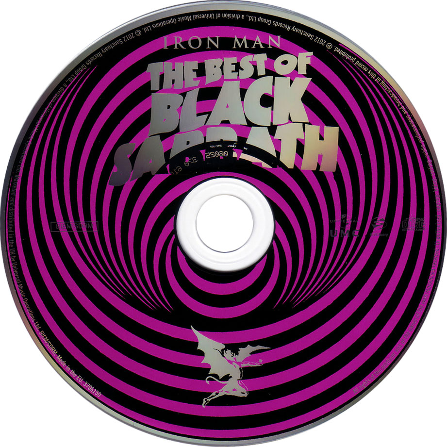 Cartula Cd de Black Sabbath - Iron Man: The Best Of Black Sabbath
